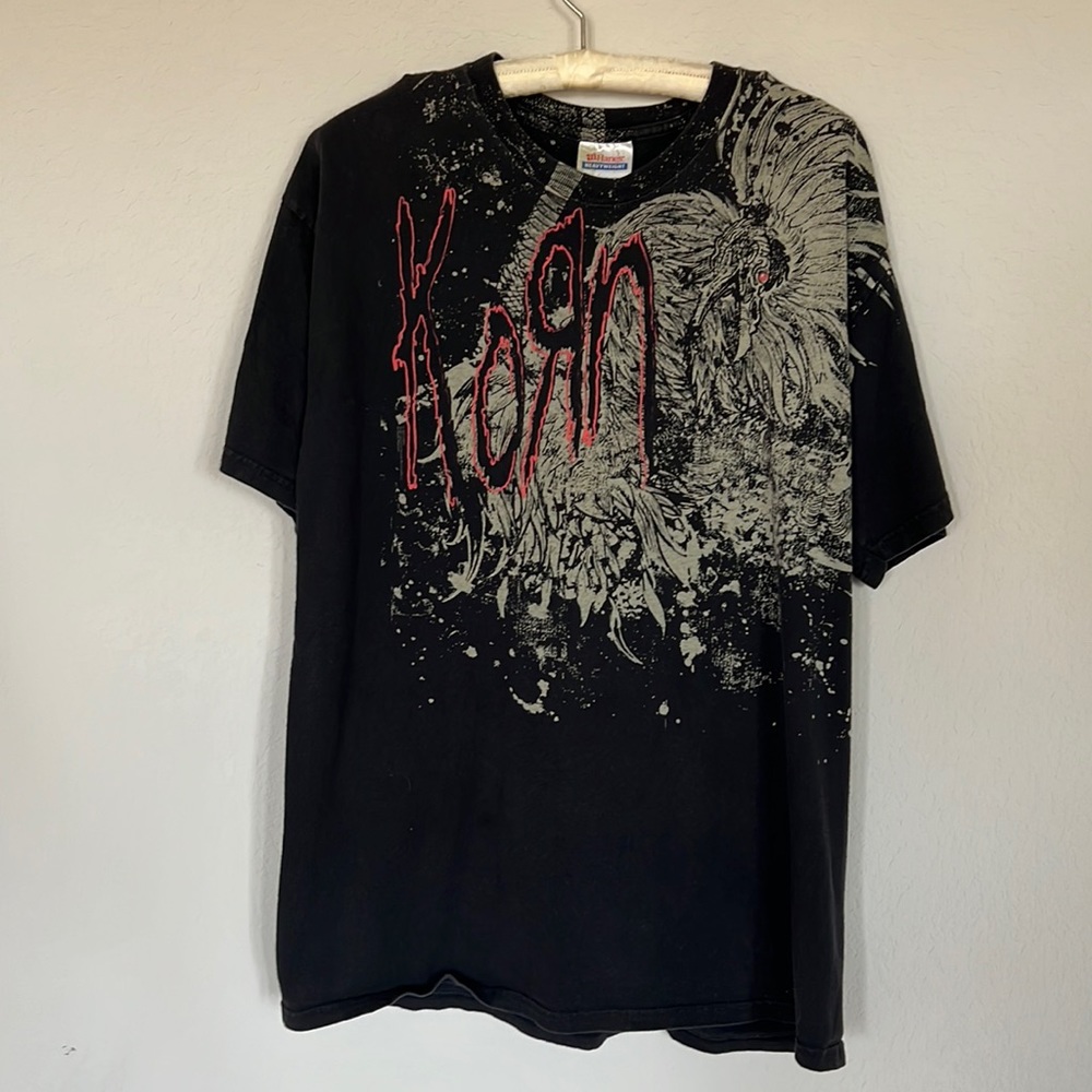 Vintage Korn black shirt size large adult